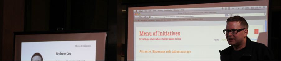 TalentNZ Menu of Initiatives launch: Andrew Coy – Showcasing soft infrastructure