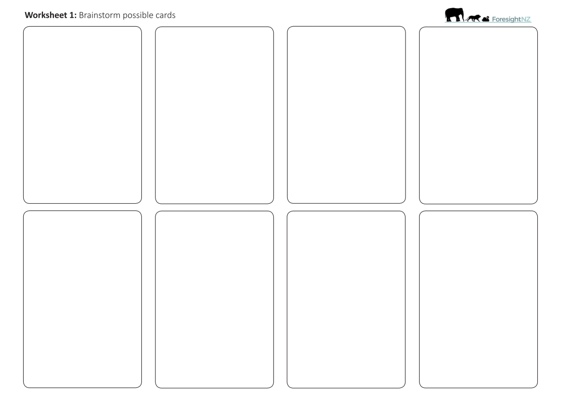 ForesightNZ – Worksheet 1