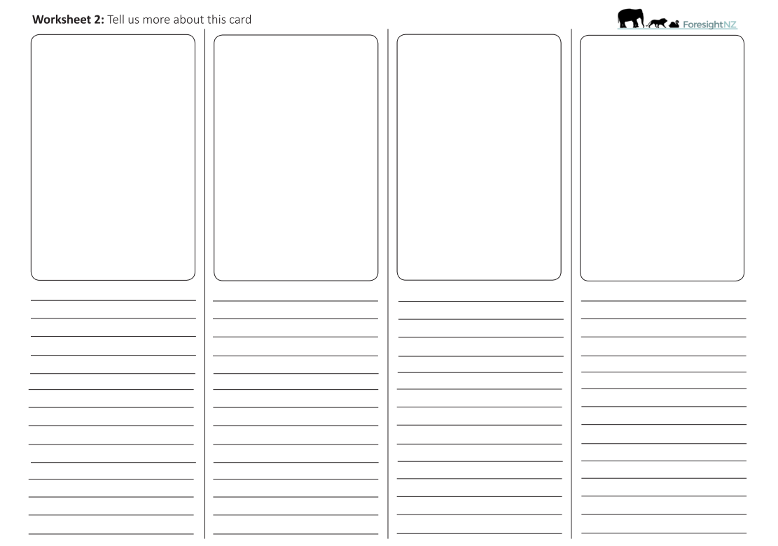 ForesightNZ – Worksheet 2
