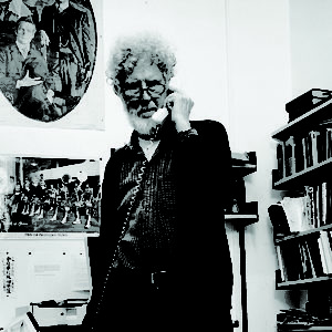 Professor James Flynn in his office at Otago University. 24 April 2012 New Zealand Listener Picture by David White.