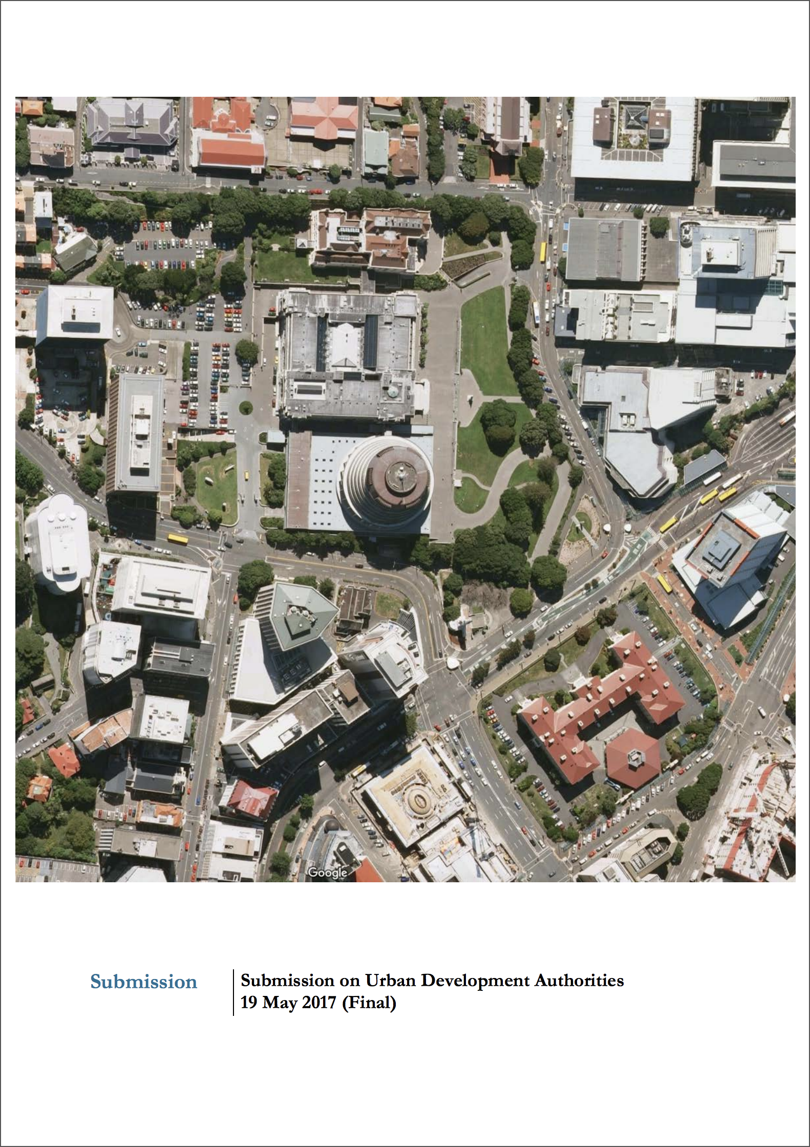 Submission 2017/04 – Urban Development Authorities