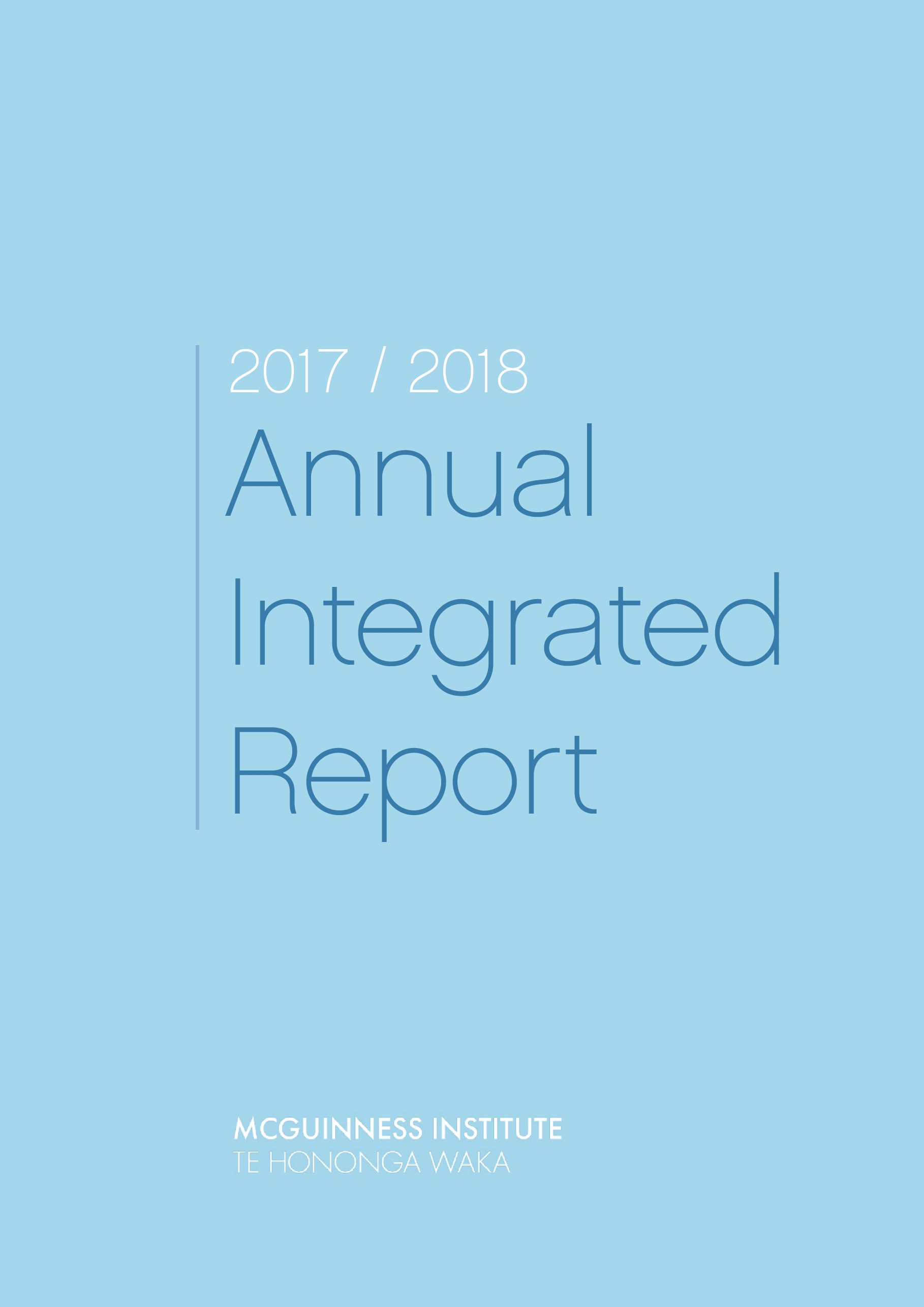 Annual Integrated Report, 2017–2018