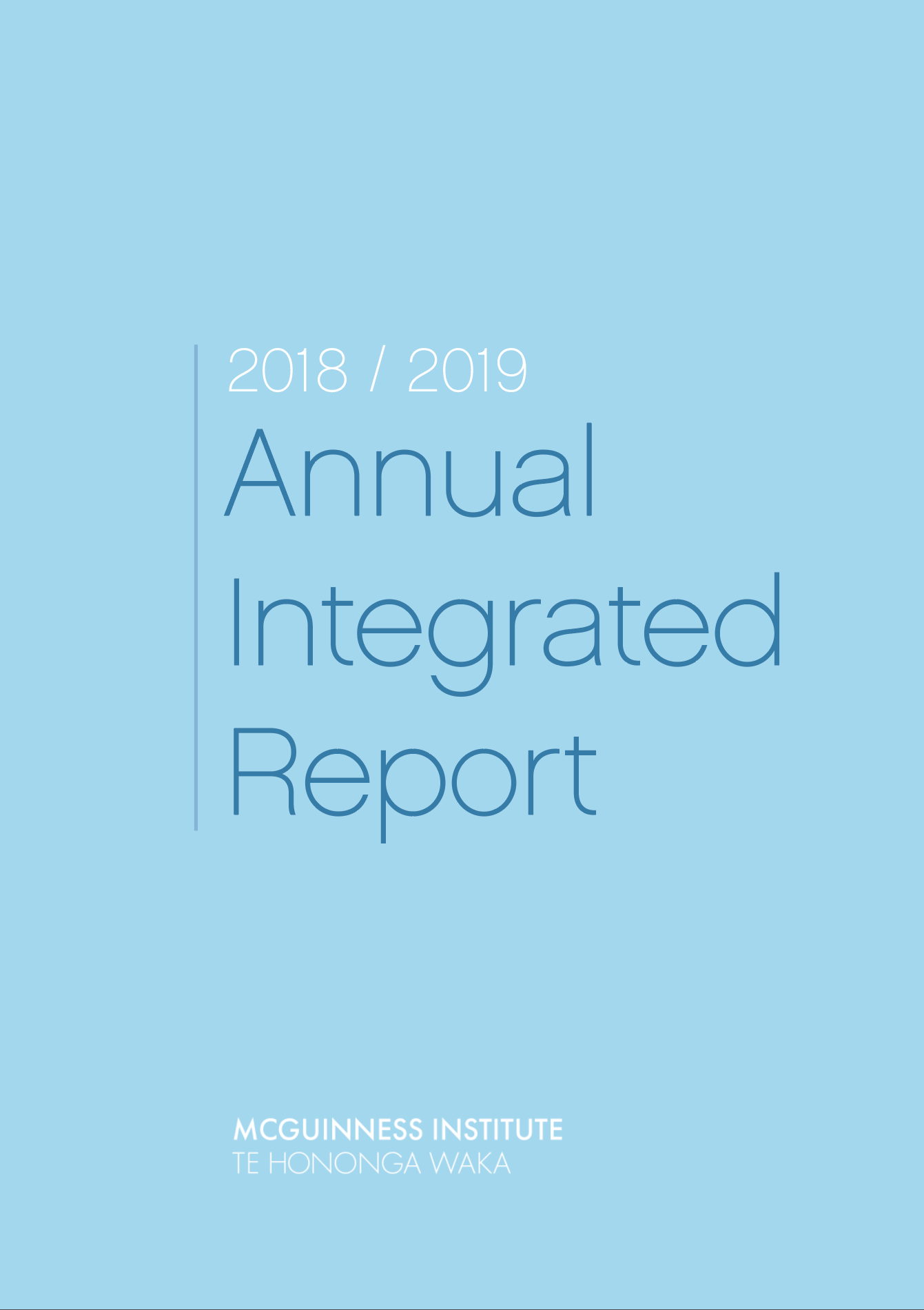 Annual Integrated Report, 2018–2019