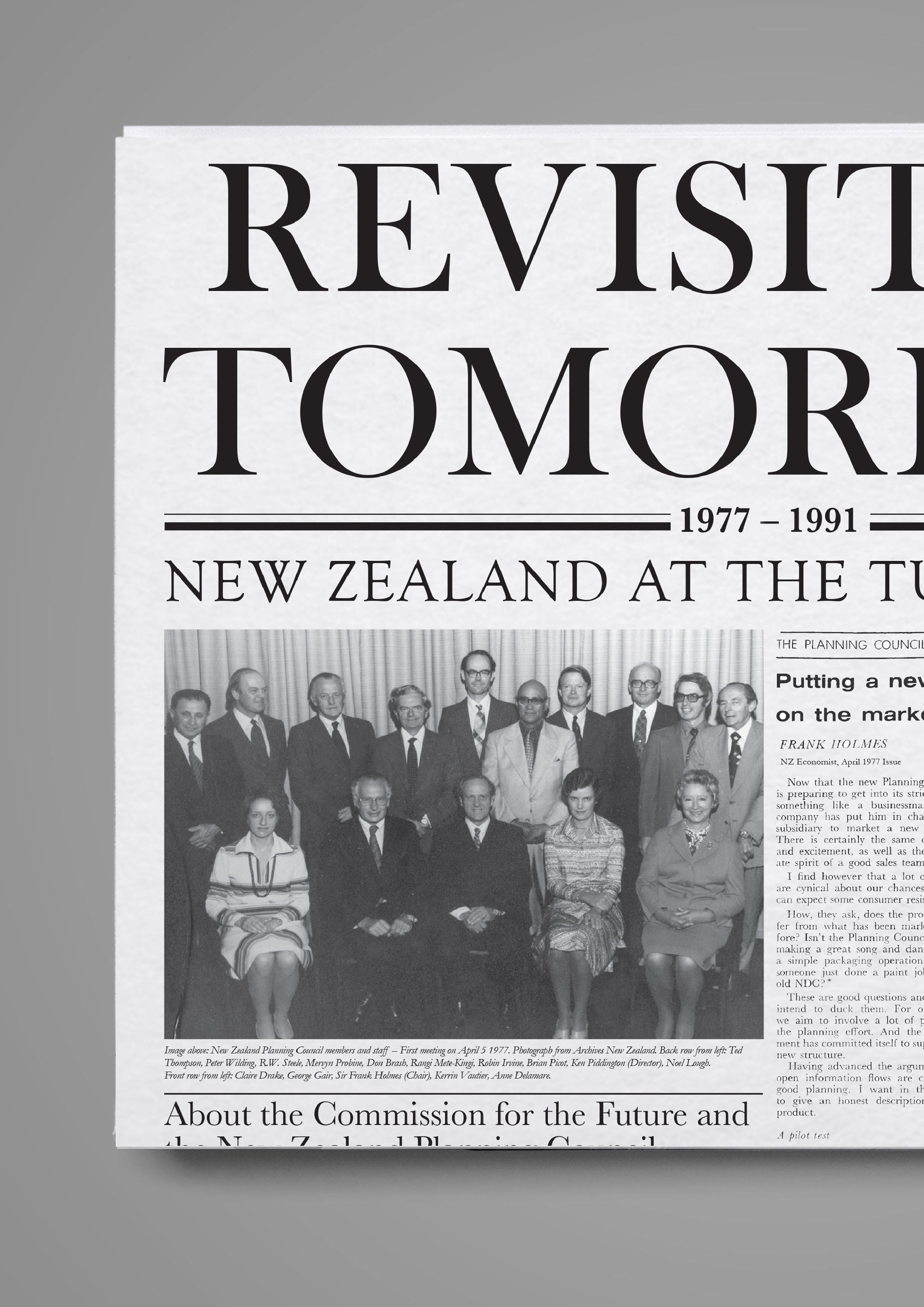 Revisiting Tomorrow Newspaper 1976–1991