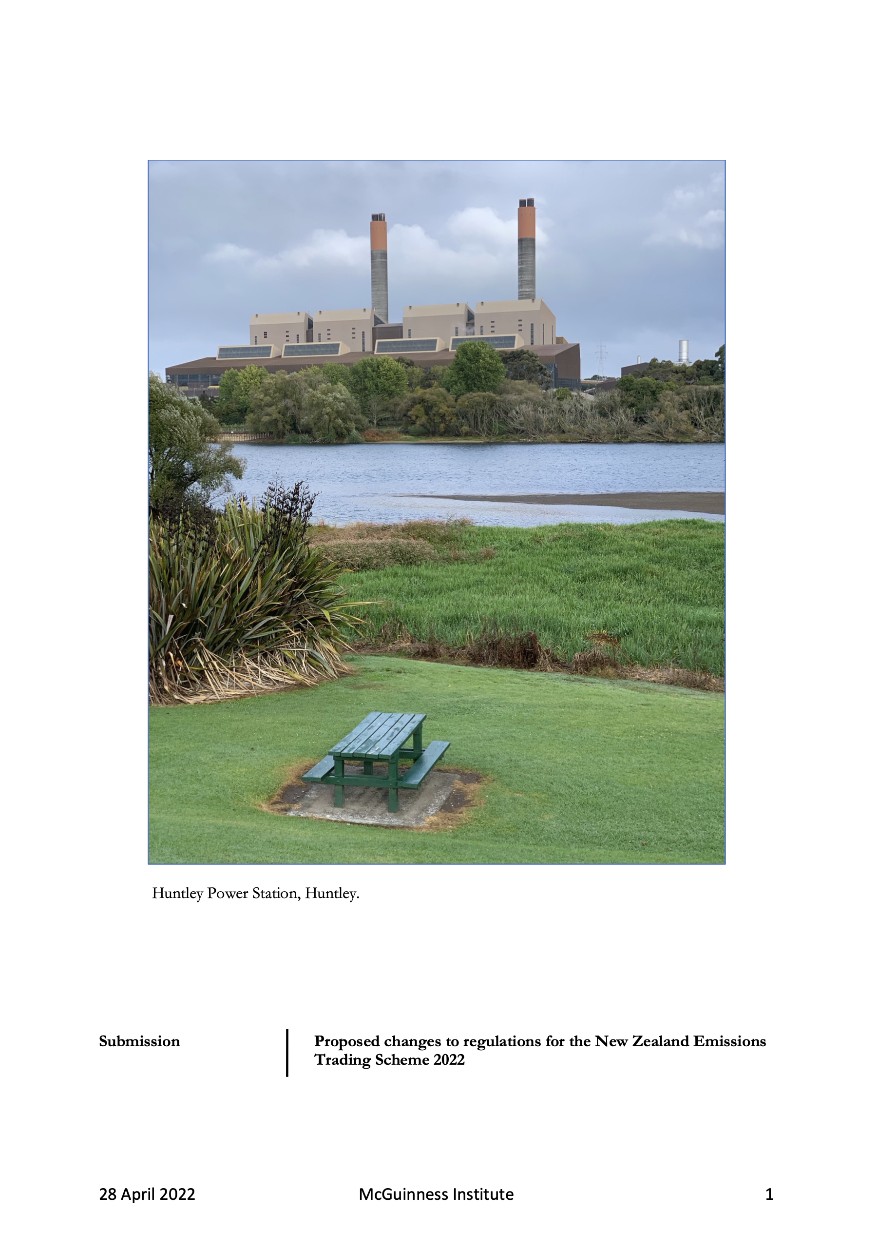 Submission 2022/04 – Proposed changes to regulations for the New Zealand Emissions Trading Scheme 2022