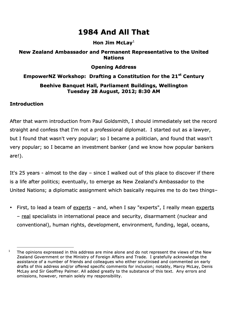 EmpowerNZ: 1984 And All That