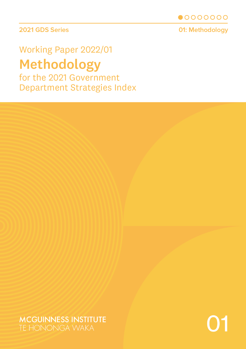Working Paper 2022/01 – Methodology for the 2021 Government Department Strategies Index