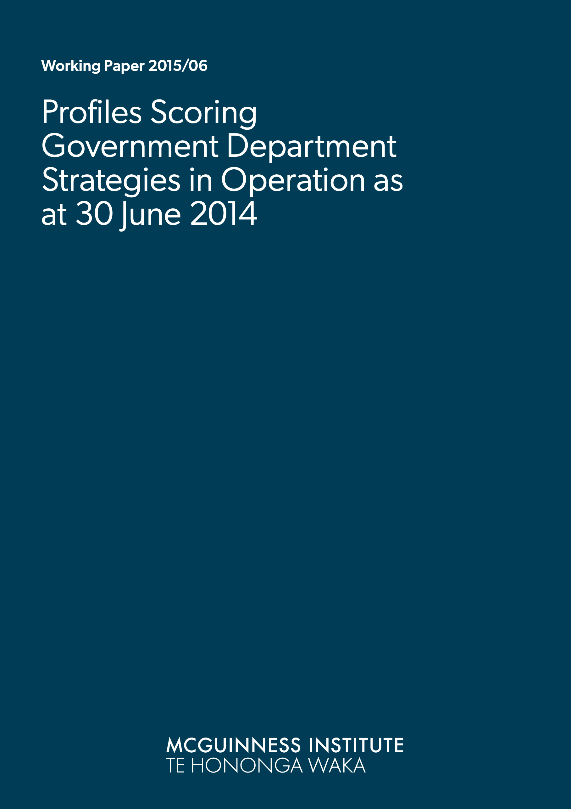 2015/06 Profiles as at June 2014