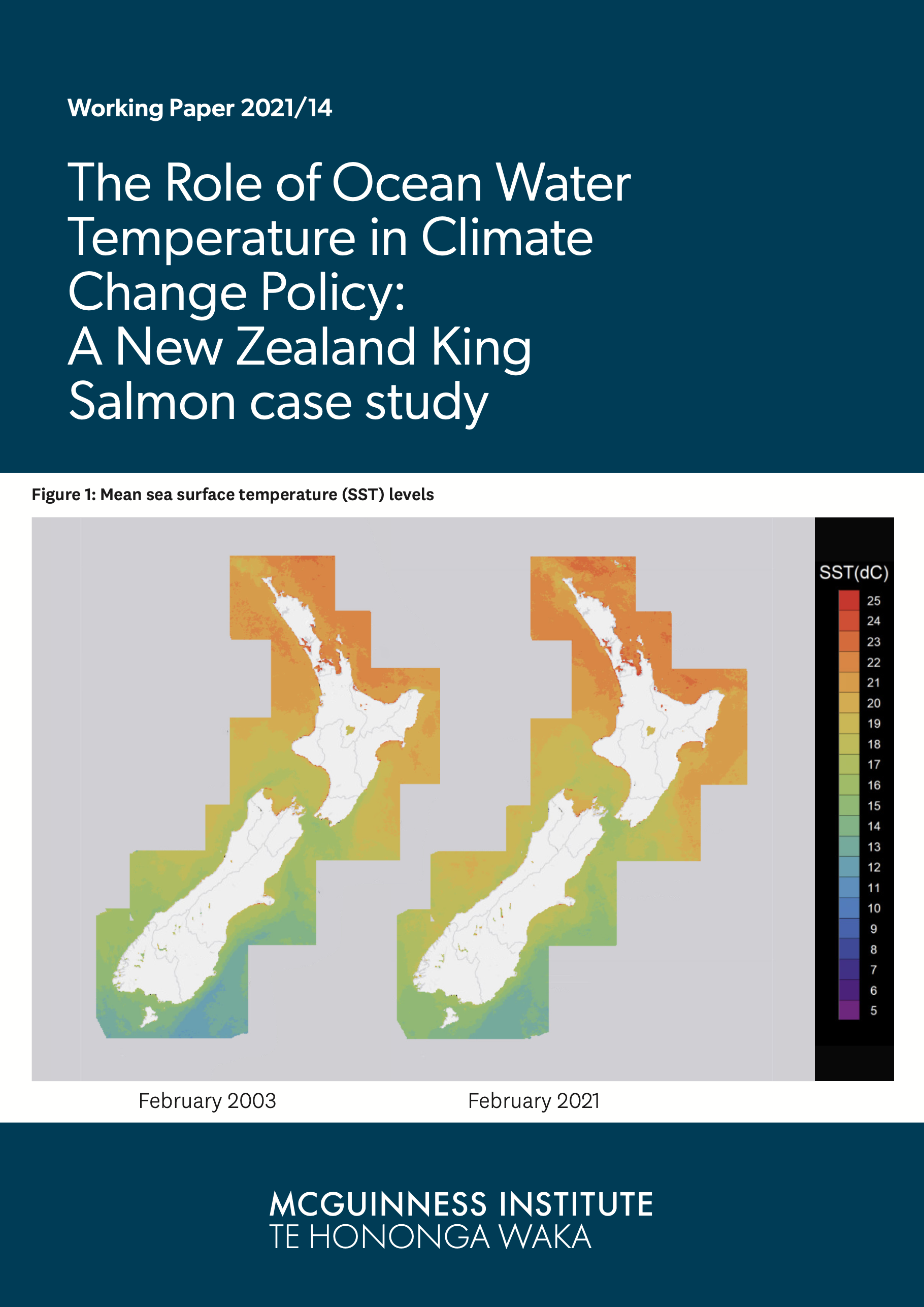 Working Paper 2021/14 – The role of ocean water temperature in climate change policy – A New Zealand King Salmon case study