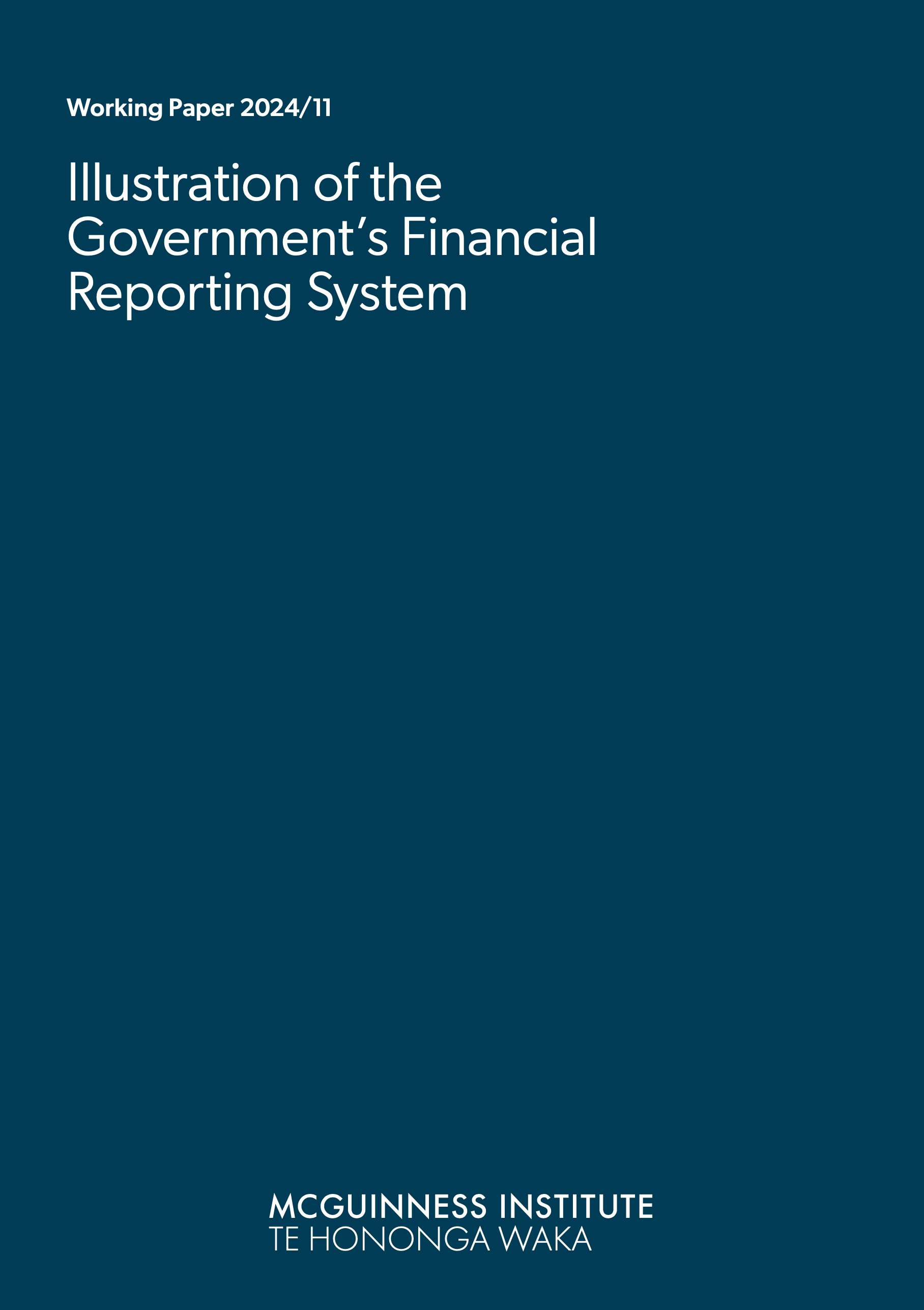 Working Paper 2024/11 – Illustration of the Government’s financial reporting system