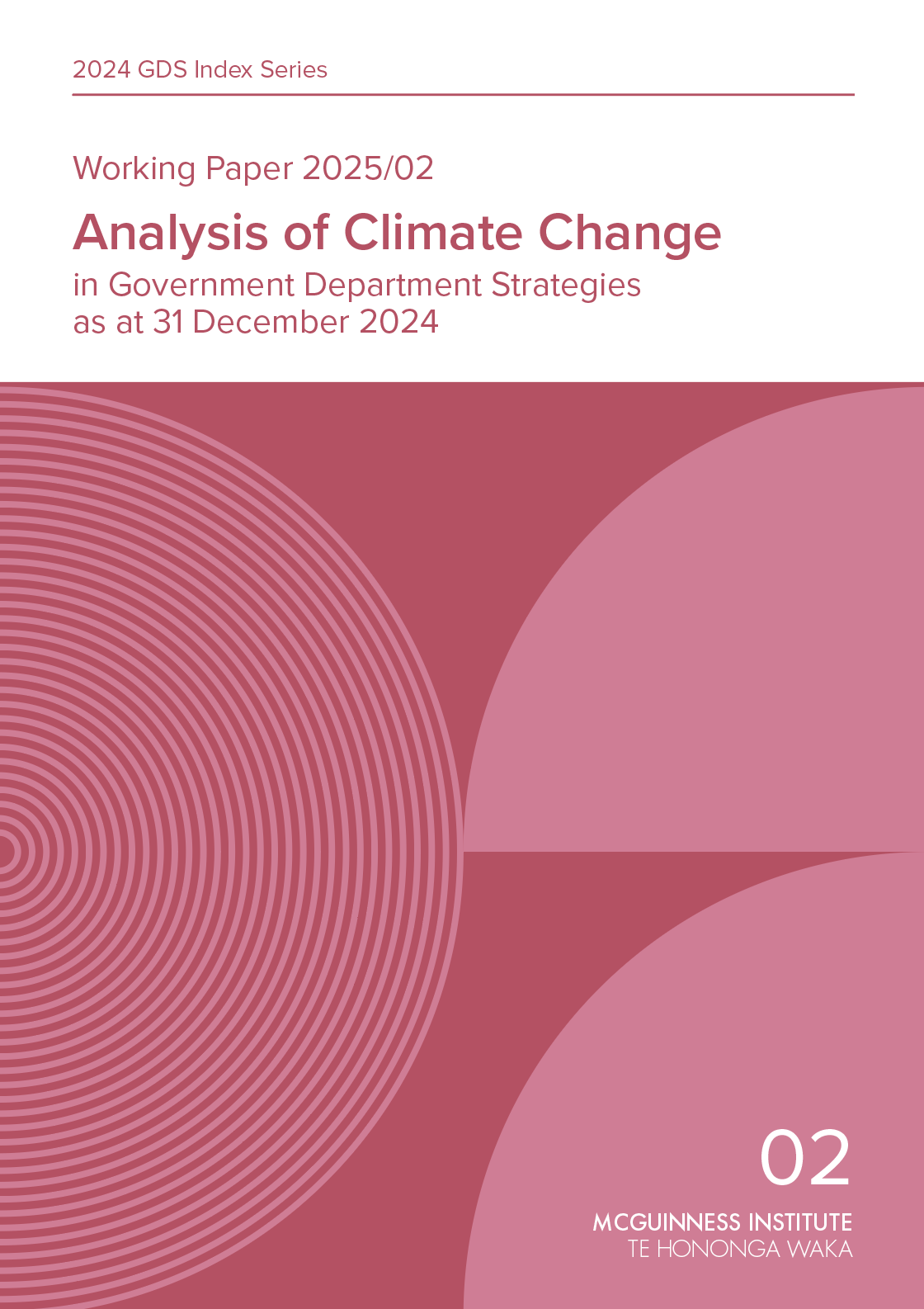 Working Paper 2024/12 – List of Climate-related Cabinet Papers dated between 2001–2024